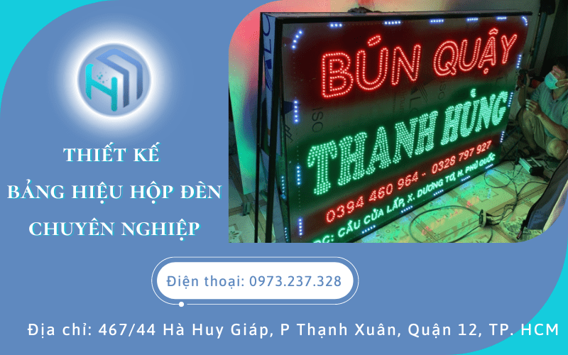 bảng hiệu hộp đèn