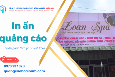 In ấn quảng cáo đa dạng hình thức, giá cả cạnh tranh tại Quảng Cáo Hoài Nam