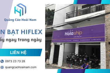 In bạt hiflex chất lượng cao - Lấy nhanh tại quận 12