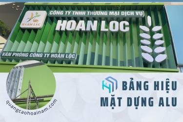 Thiết kế bảng hiệu mặt dựng alu chuyên nghiệp tại quận 1 - Quảng cáo Hoài Nam