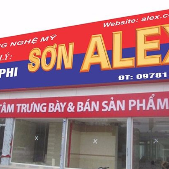 BẢNG HIỆU BẠT HIFLEX SƠN ALEX