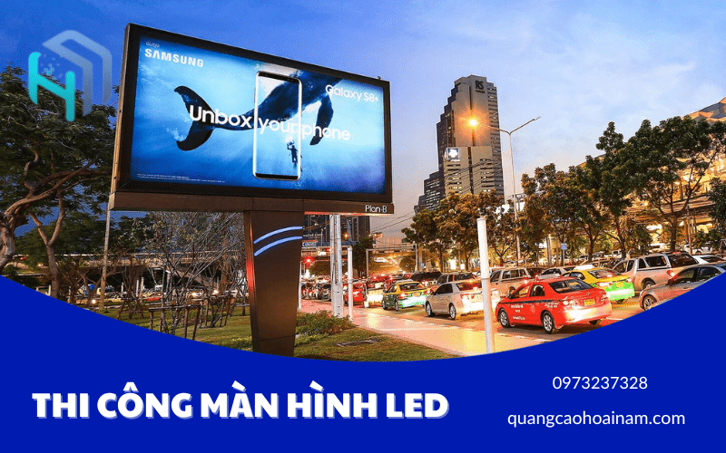 thi công màn hình led