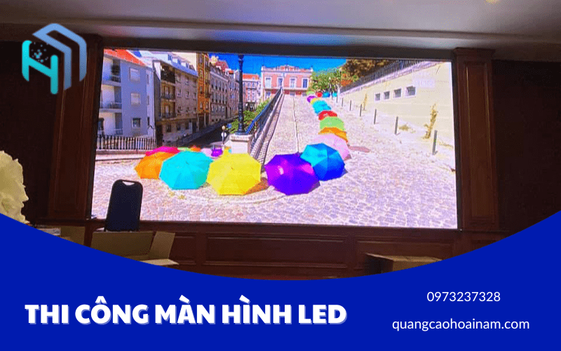 thi công màn hình led