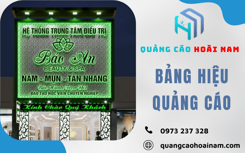 thiết kế, thi công bảng hiệu