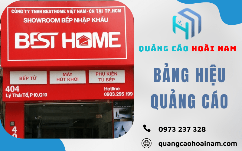 thiết kế, thi công bảng hiệu