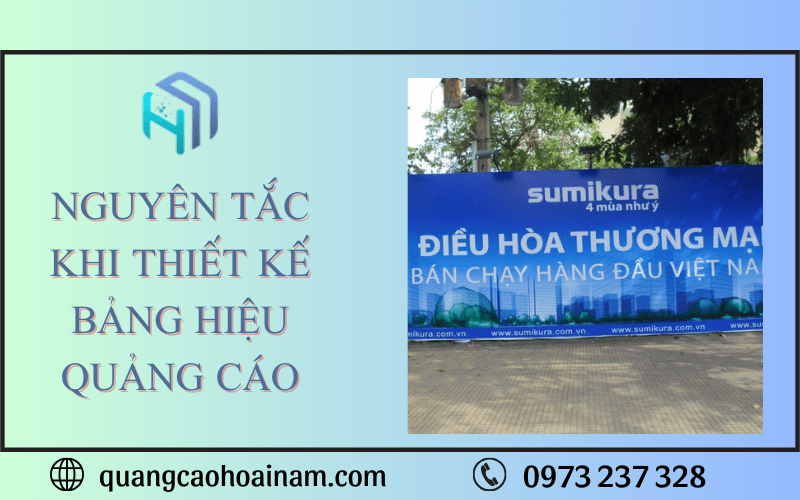 thiết kế bảng hiệu quảng cáo