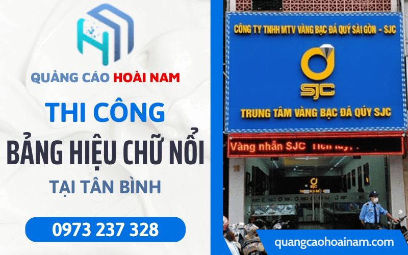 Làm bảng hiệu chữ nổi