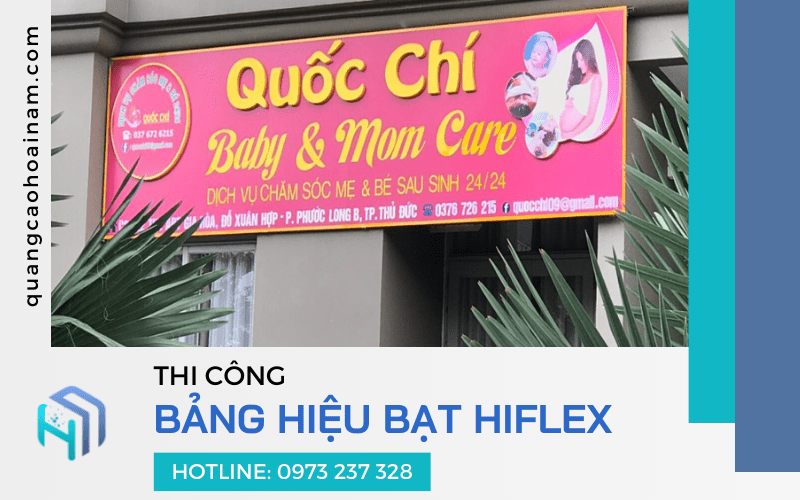 bảng hiệu bạt Hiflex