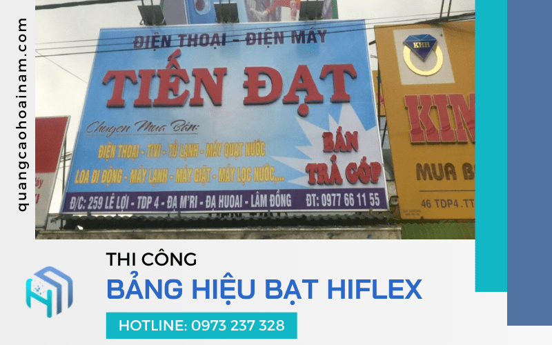 bảng hiệu bạt Hiflex