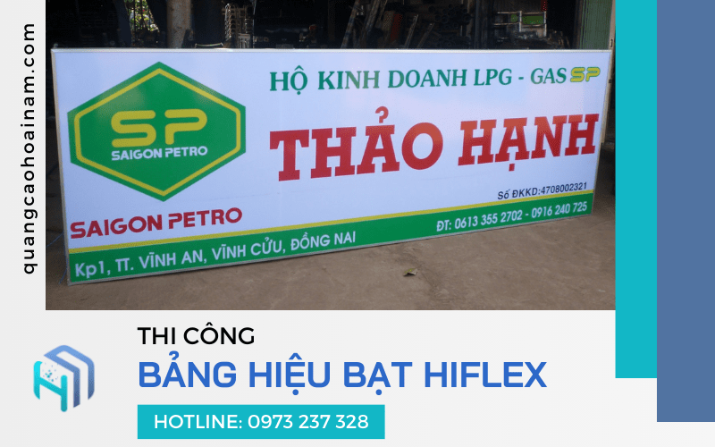 bảng hiệu bạt Hiflex