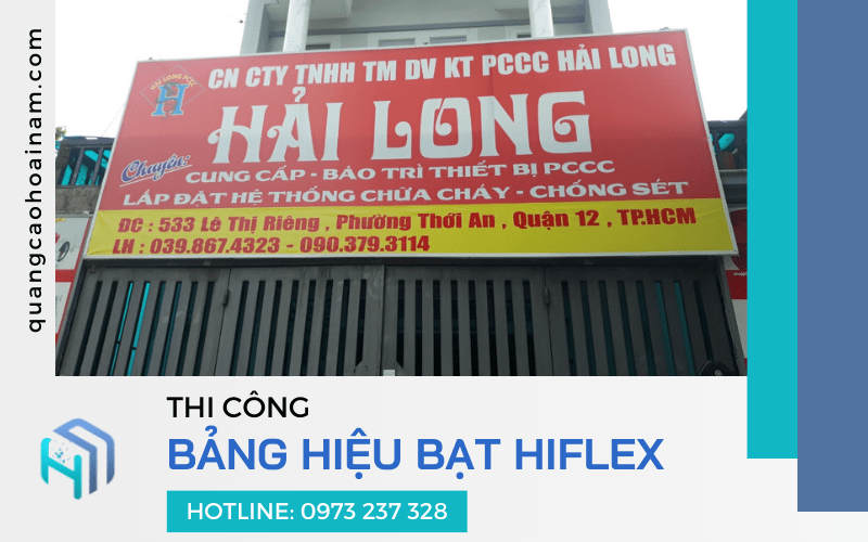 bảng hiệu bạt Hiflex