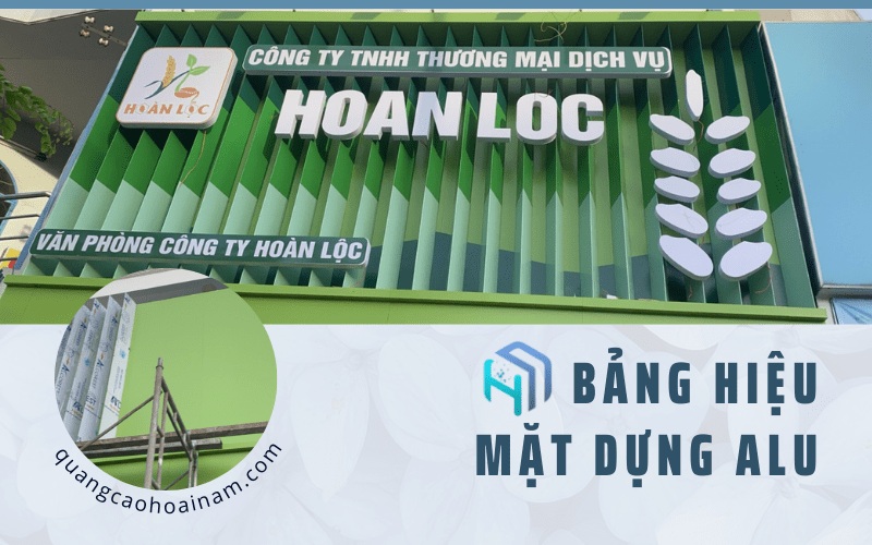 bảng hiệu mặt dựng alu