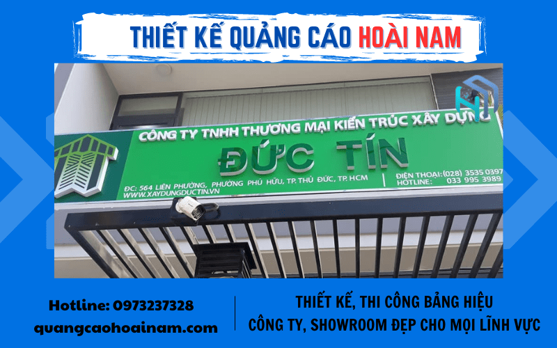 thiết kế thi công bảng hiệu