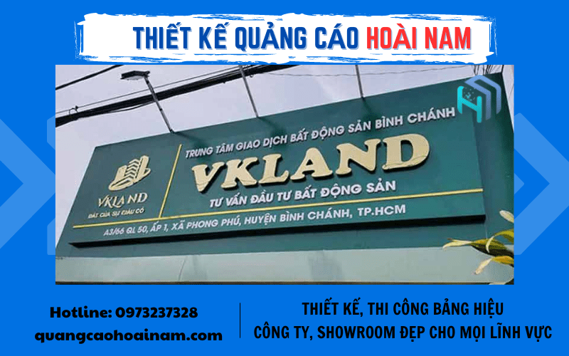 thiết kế thi công bảng hiệu